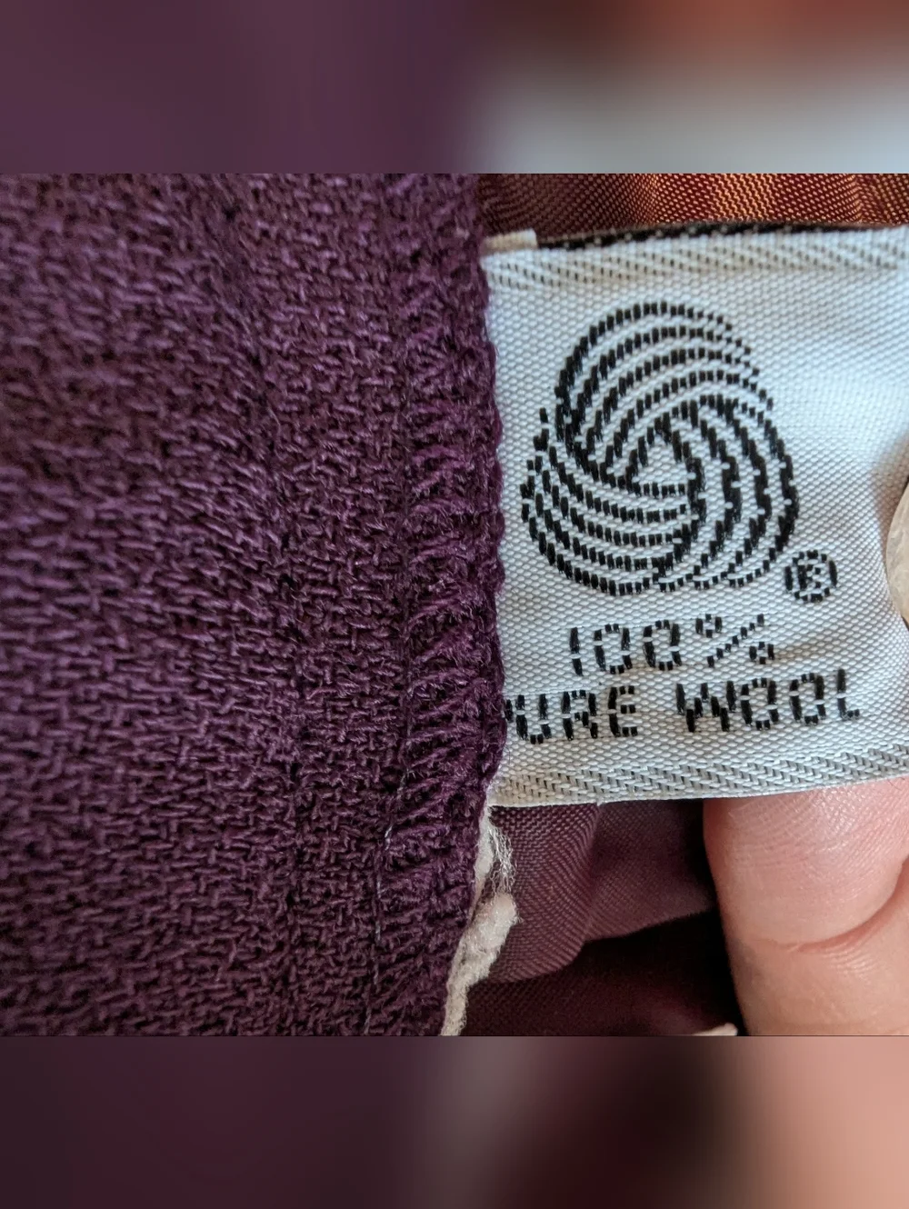 Prophecy 100% Virgin Wool Skirt | A-Line Midi | Minimalist Workwear - Picture 9 of 9